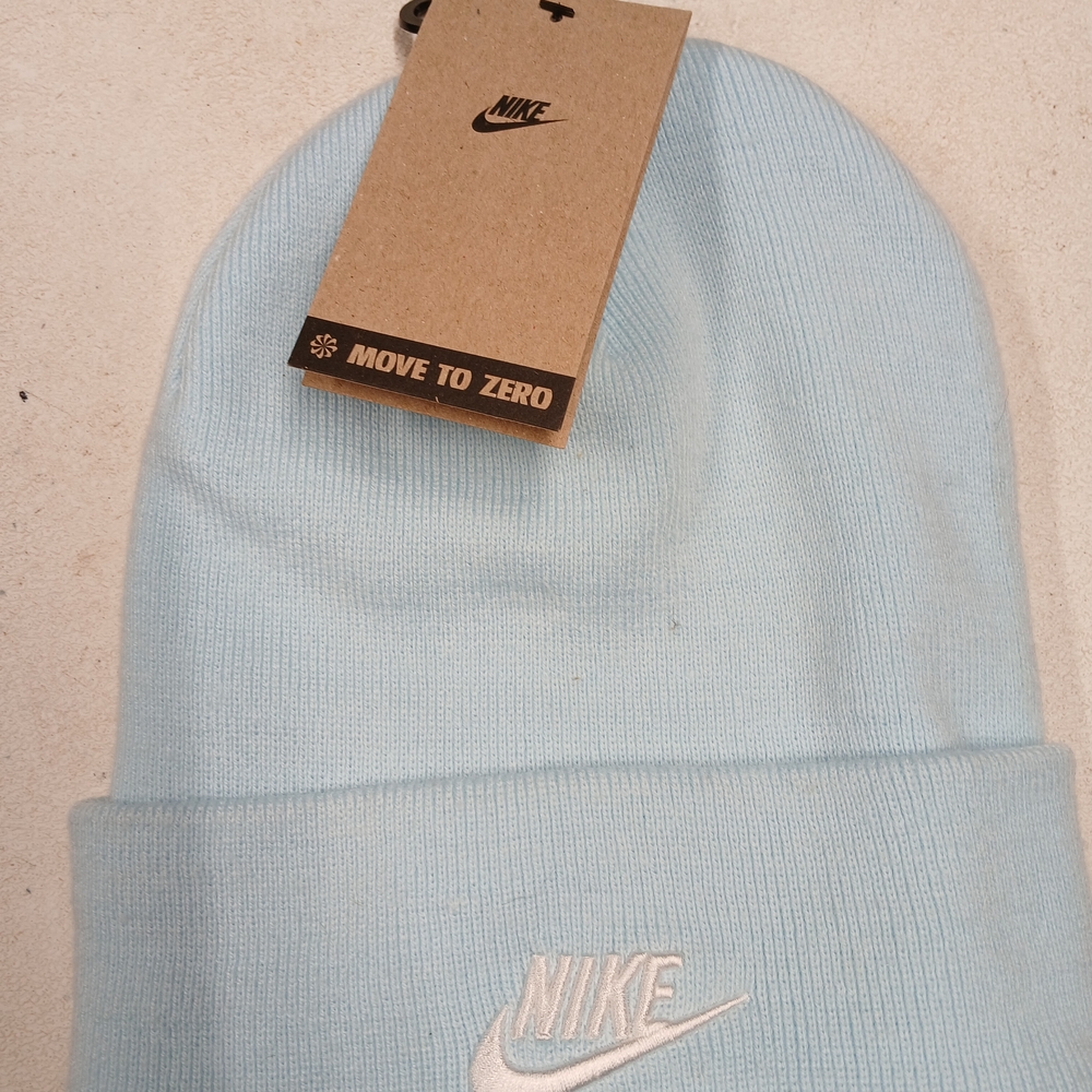 Nike Light Blue Cuffed Beanie